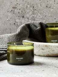 Scented Three-Wick Candle Oud Leaf (Geranium, Rose, Sandalwood) - thumbnail 2