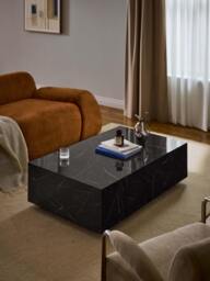 Marble Effect Coffee Table Lesley - thumbnail 7