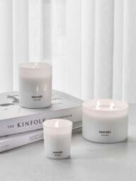 Scented Three-Wick Candle White Garden (Rose, Cyclamen, Cedarwood) - thumbnail 5