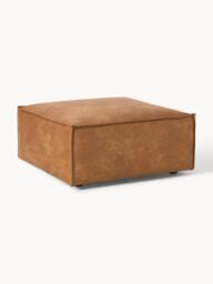 Leather Ottoman Lennon - thumbnail 1
