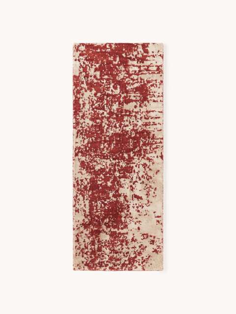Hand-Woven Wool Runner Cynthia with Abstract Pattern - image 1