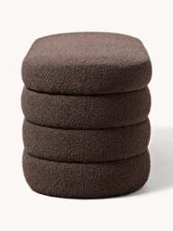Bouclé Upholstered Bench Alto with Storage Space - thumbnail 5
