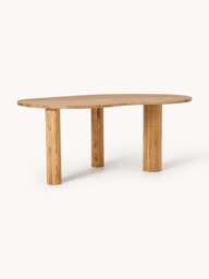 Organic-Shaped Oak Wood Dining Table Naruto, in various sizes - thumbnail 1