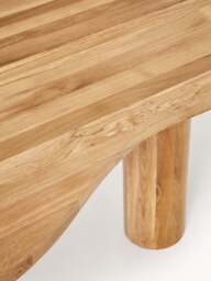 Organic-Shaped Oak Wood Dining Table Naruto, in various sizes - thumbnail 5