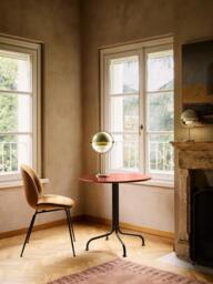 Round Bistro Table Carmel with Ceramic Top, Ø 75 x H 73 cm_x000D_ - thumbnail 4