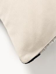 Silk Velvet Cushion Cover Velvety with Zigzag Pattern - thumbnail 4