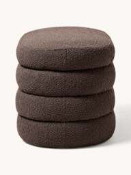 Small Bouclé Upholstered Bench Alto with Storage Space - thumbnail 6