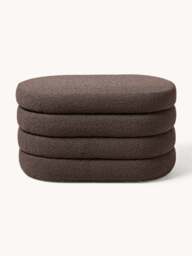 Small Bouclé Upholstered Bench Alto with Storage Space - thumbnail 5
