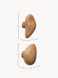 Ash Wood Wall Hooks Cairn, Set of 2 - thumbnail 5