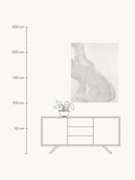 Hand-Painted Canvas Art White Sculpture 1 - thumbnail 5