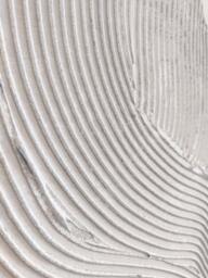 Hand-Painted Canvas Art White Sculpture 1 - thumbnail 4