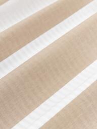 Striped Reversible Cotton Duvet Cover Lorena - thumbnail 4