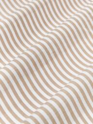 Striped Reversible Cotton Duvet Cover Lorena - thumbnail 5