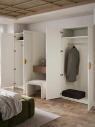 Modular Hinged Door Wardrobe Denise, 100 cm Wide, in various sizes - thumbnail 9
