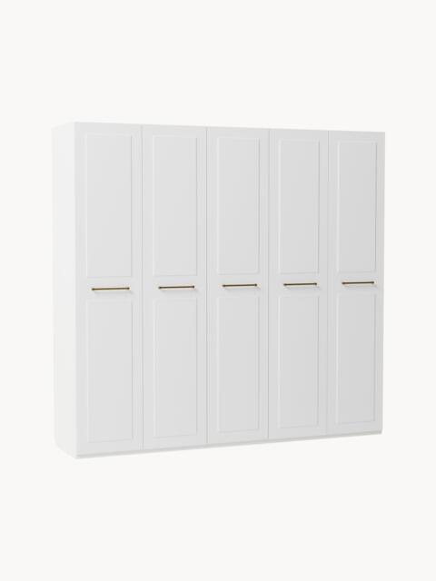 Modular Hinged Door Wardrobe Charlotte, 300 cm Wide, in various sizes