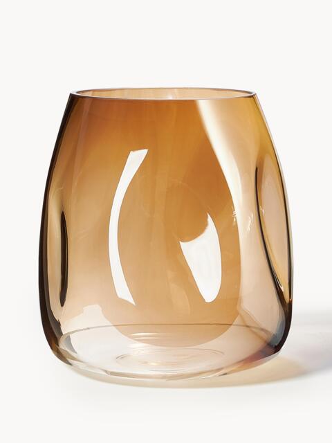Mouth-Blown Glass Vase Luster, H 17 cm - image 1
