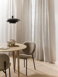 Sheer Multi-Band Curtains Birch, Set of 2, W 130 cm - thumbnail 2