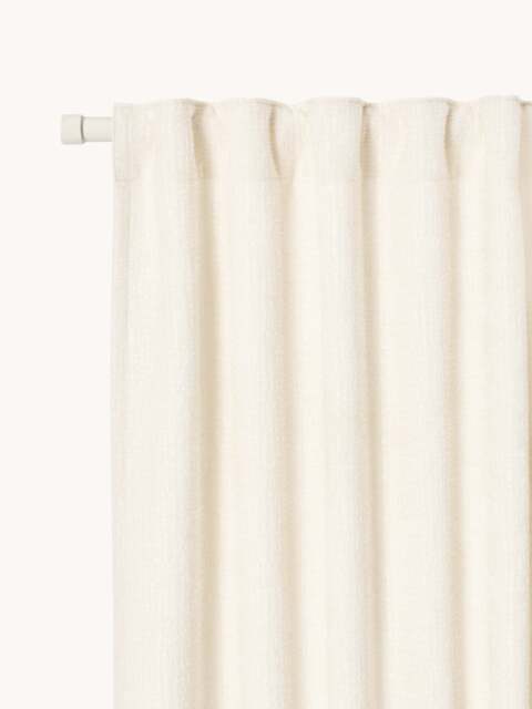 Opaque Multi-Band Curtains Karlin, Set of 2, W 135 cm - image 1
