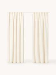 Opaque Multi-Band Curtains Karlin, Set of 2, W 135 cm - thumbnail 2