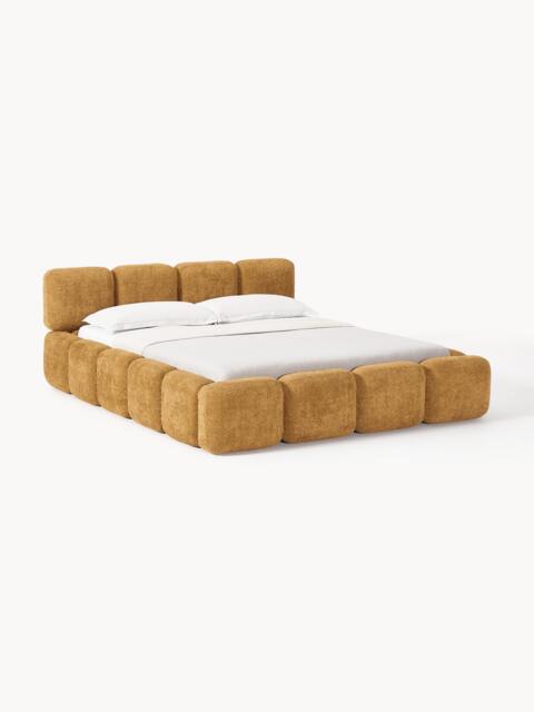 Upholstered Teddy Bouclé Bed Tayla - image 1