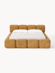 Upholstered Teddy Bouclé Bed Tayla - thumbnail 3