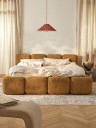 Upholstered Teddy Bouclé Bed Tayla - thumbnail 2