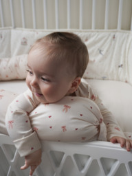 Organic Cotton Cot Bumper Blueberries - thumbnail 2