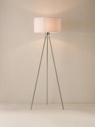 Tripod Floor Lamp Cella with Fabric Lampshade - thumbnail 3