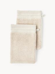 Organic Cotton Wash Gloves Premium, Set of 2 - thumbnail 2