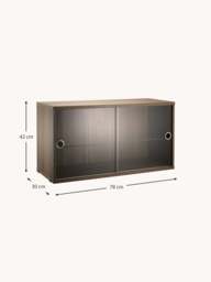 Display Cabinet String System with Sliding Glass Doors, W 78 x D 30 cm - thumbnail 3