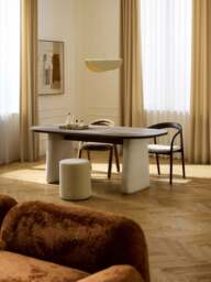 Oval Oak Wood Dining Table Dune, in various sizes - thumbnail 6