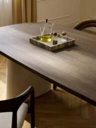 Oval Oak Wood Dining Table Dune, in various sizes - thumbnail 7