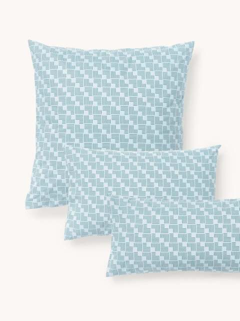 Geometric Print Cotton Percale Pillowcase Inki - image 1