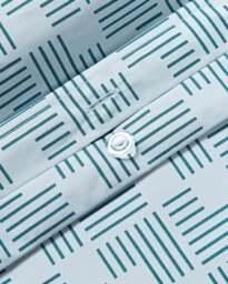 Geometric Print Cotton Percale Pillowcase Inki - thumbnail 4