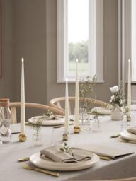 Handmade LED Dinner Candles Real Flame, H 38 cm, Set of 2 - thumbnail 2