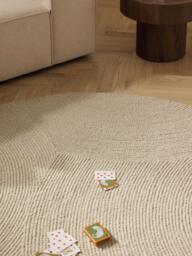 Round Hand-Tufted Wool Rug Eleni - thumbnail 2