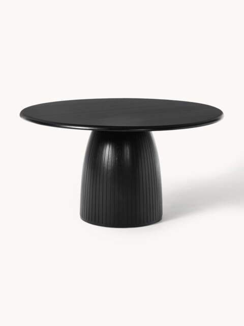Round Dining Table Nelly with Groove Structure, in various sizes - image 1