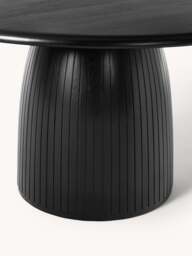 Round Dining Table Nelly with Groove Structure, in various sizes - thumbnail 3