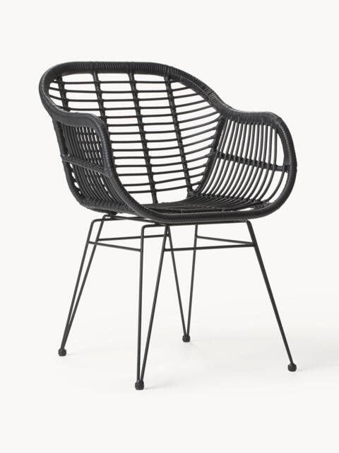 Polyrattan Dining Dining Chairs Costa with Armrests, Set of 2 - image 1