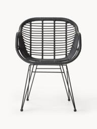 Polyrattan Dining Dining Chairs Costa with Armrests, Set of 2 - thumbnail 3