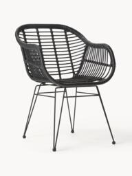 Polyrattan Dining Dining Chairs Costa with Armrests, Set of 2 - thumbnail 1