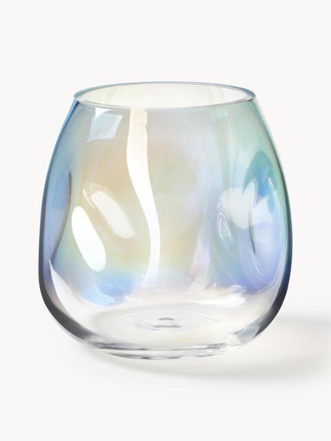 Mouth-Blown Glass Vase Rainbow, H 17 cm - image 1