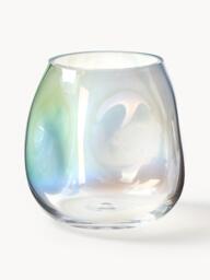 Mouth-Blown Glass Vase Rainbow, H 17 cm - thumbnail 4
