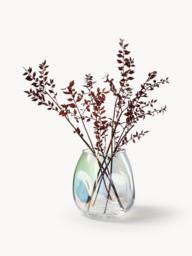 Mouth-Blown Glass Vase Rainbow, H 17 cm - thumbnail 7