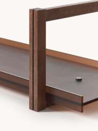 Oak Shelf Alex with Glass Shelves - thumbnail 5