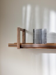 Oak Shelf Alex with Glass Shelves - thumbnail 8