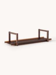 Oak Shelf Alex with Glass Shelves - thumbnail 3