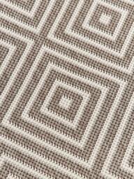 Indoor & Outdoor Runner Reddy with Diamond Pattern - thumbnail 3