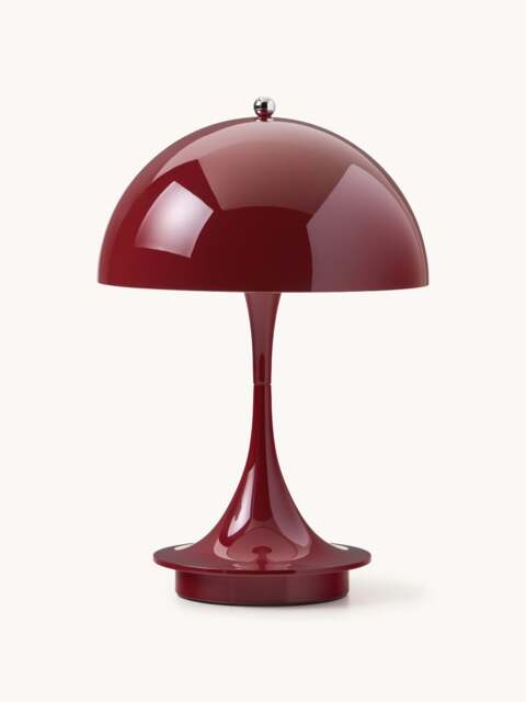 Small Portable LED Table Lamp Panthella 160, Design Verner Panton - image 1