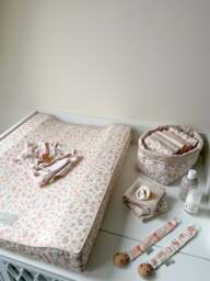 Kids Organic Cotton Storage Baskets Bows, Set of 2 - thumbnail 2